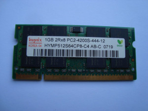 Памет за лаптоп DDR2 1GB PC2-4200 Hynix